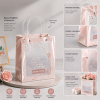 Luxury Floral Waterproof Gift Carry Bags for Gifting