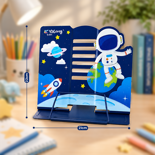 Yalong Kids Adjustable Book Holder Stand for Study Table