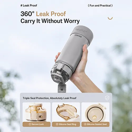 Dodge Aesthetic Premium Insulated Steel Water Bottle - 600ml