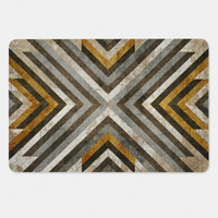 Modern Abstract Printed Doormat for Entryway, Bathroom & Kitchen