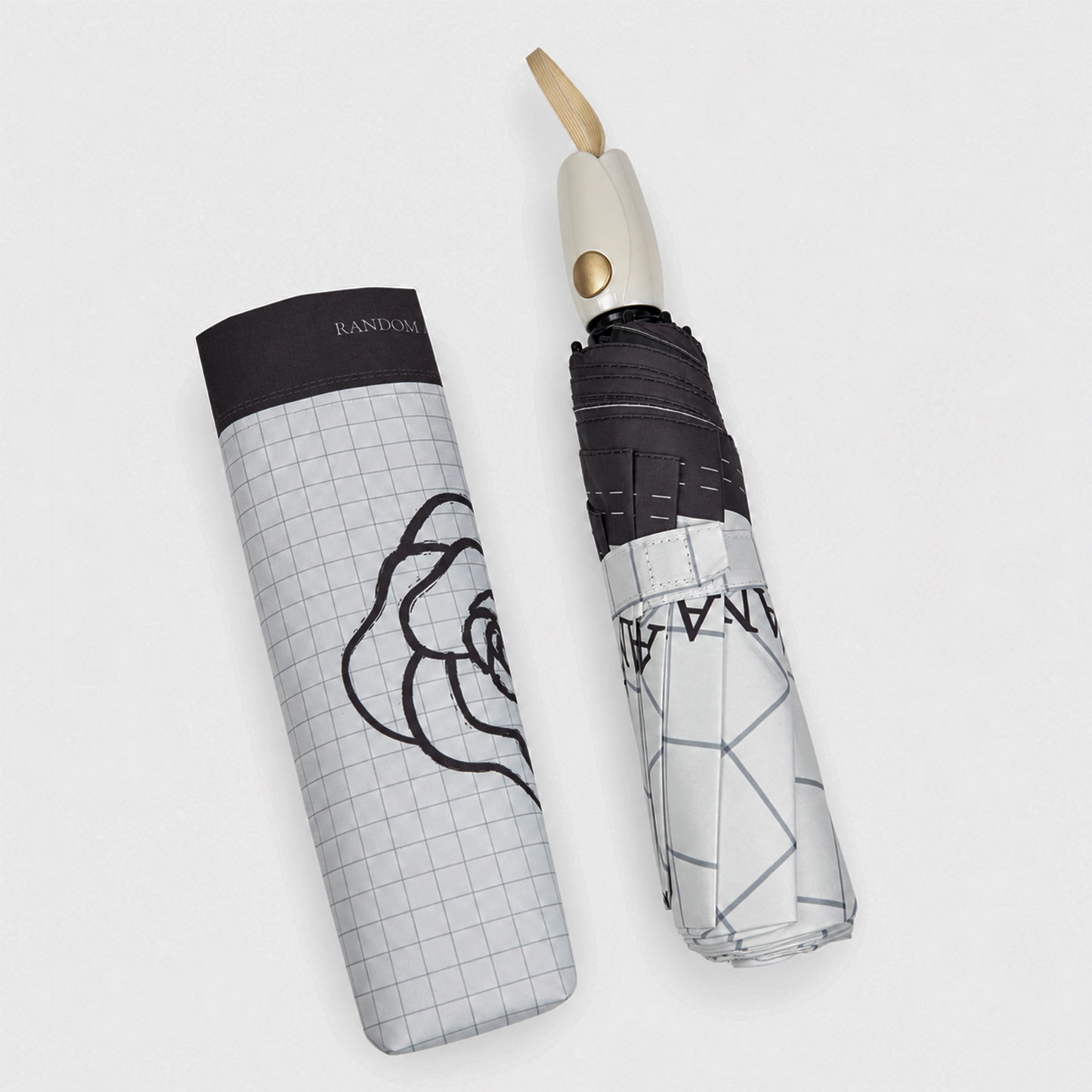 Unique Lotus Grip Umbrella with Automatic Folding & UV Protection