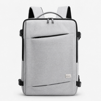 Trendy Waterproof Laptop Backpack with USB & Anti-Theft Design
