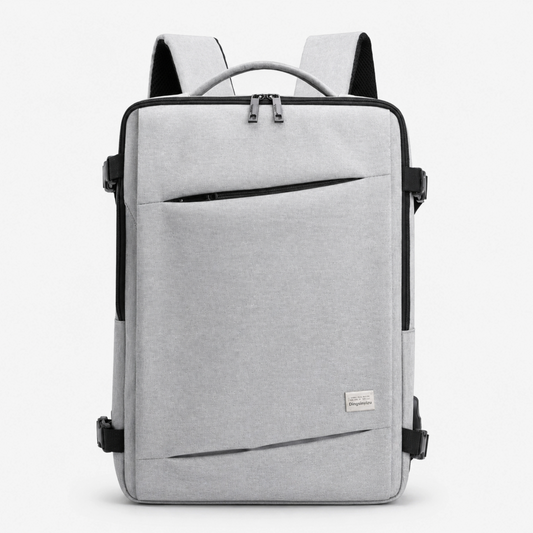 Trendy Waterproof Laptop Backpack with USB & Anti-Theft Design