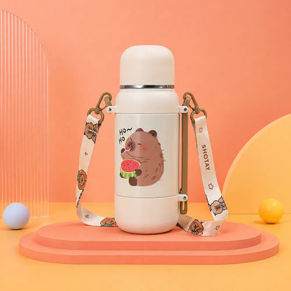 SHOTAY Cute Insulated Thermos/Flask for Kids - 800ml