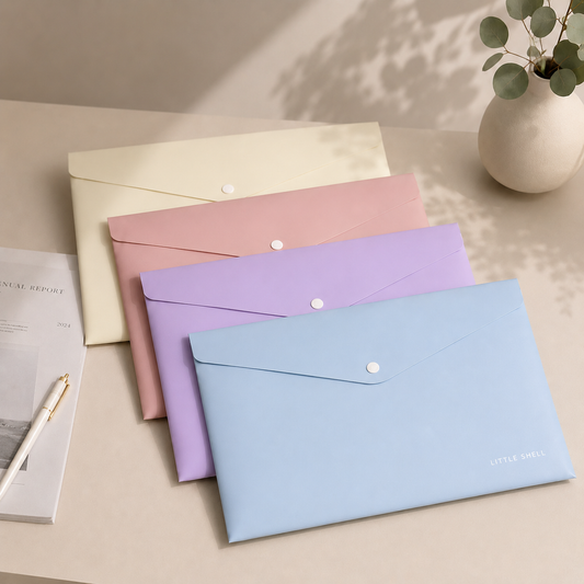 Expanding Accordion File Folder with Elastic Closure