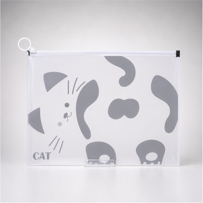 A4 Water Resistant Zipper Document Organizer Pouch