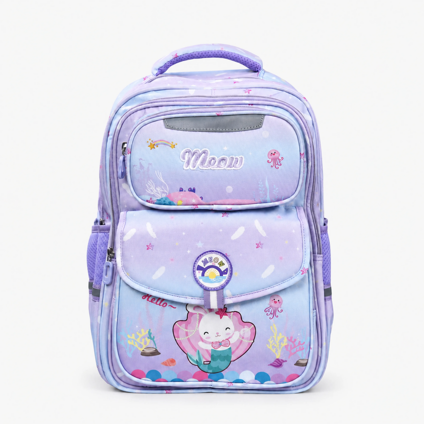 Premium Cat Theme School Backpack for Kids