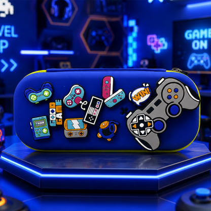 Premium DIY Gaming Theme Pencil Box with Removable Toy Accessories