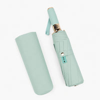 Premium UV Protection Folding Umbrella with Gold Frame