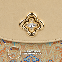 Premium Hangzhou Silk Leather Backpack with Top Handle & Sling