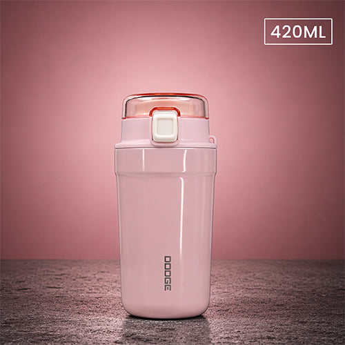 Dodge Pro Modern Insulated Steel Sipper Bottle - 420ml