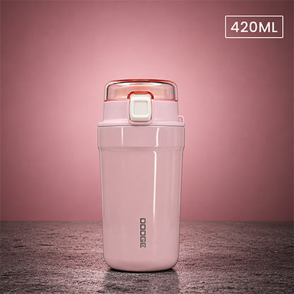 Dodge Pro Modern Insulated Steel Sipper Bottle - 420ml
