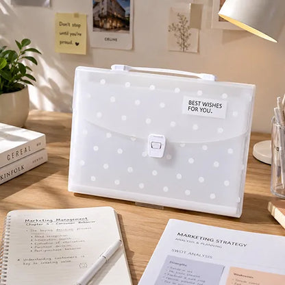 Transparent Waterproof Zip File Organizer Pouch for Documents