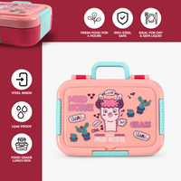 Stainless Steel Bento Lunch Box – 2 Compartment Organizer – 750ml