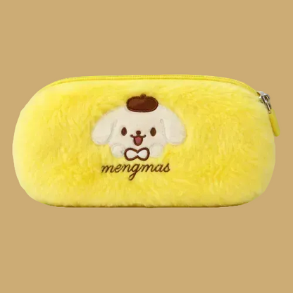KokoSmile Plush Cat Pencil Pouch | Cute Large Capacity Case