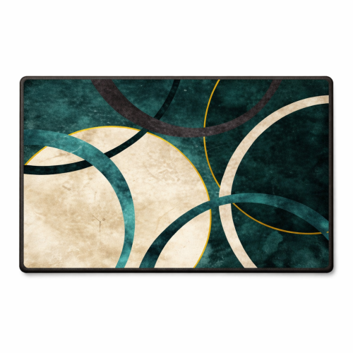 Modern Abstract Printed Doormat for Entryway, Bathroom & Kitchen