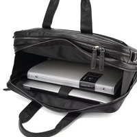 Unisex PU Leather Laptop Bag for Work & Travel