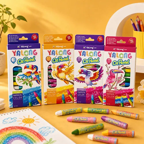 Yalong Smooth Oil Pastel Colours for Creative Art