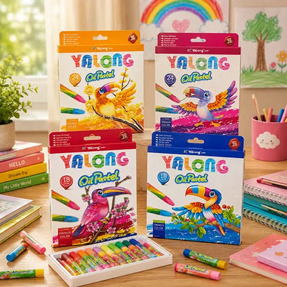 Yalong Smooth Oil Pastel Colours for Creative Art