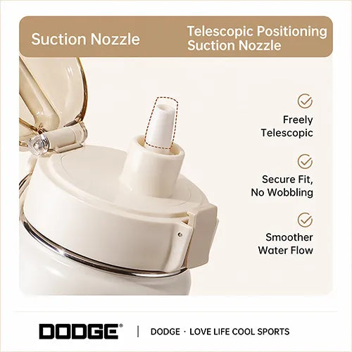 Dodge Aesthetic Premium Insulated Steel Water Bottle - 600ml