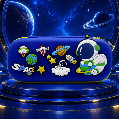 Premium DIY Space Theme Pencil Box with Removable Space Toys