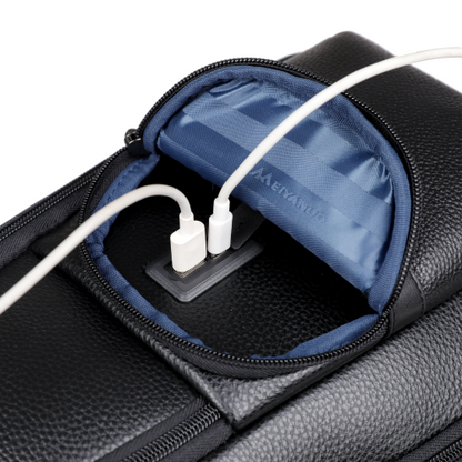 Smart Laptop Backpack with USB & 180° Opening Design