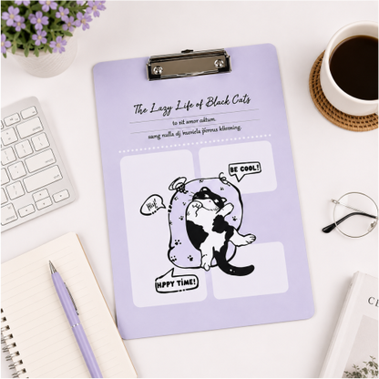 Premium Acrylic Clipboard with Hanging Loop – A4 Writing Board