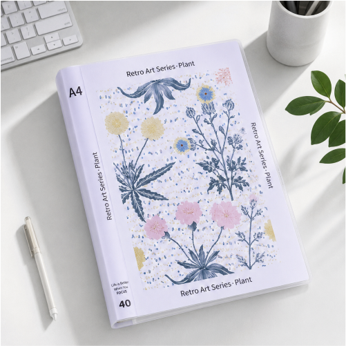 Transparent Art Portfolio Folder for Artwork & Documents