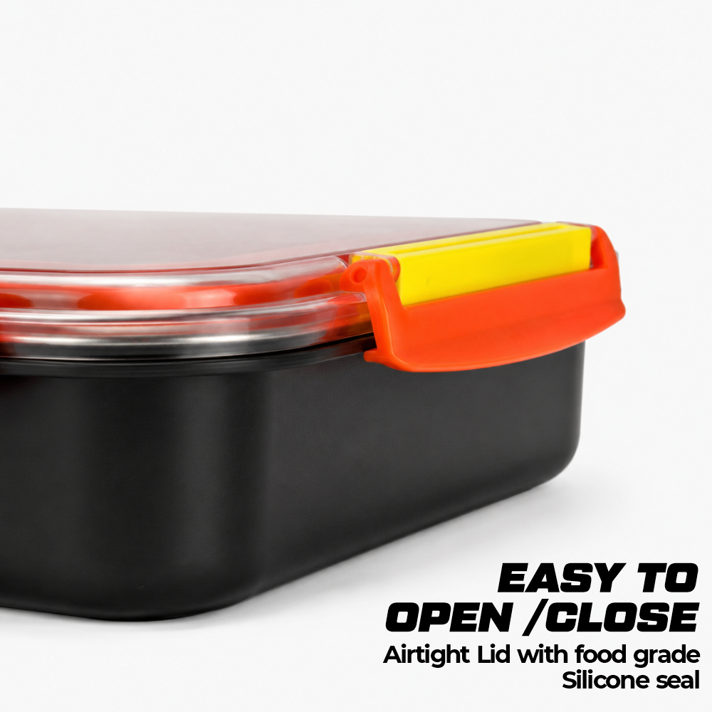 Stainless Steel Leak-Proof Lunch Box with Day Tracker - 750ml