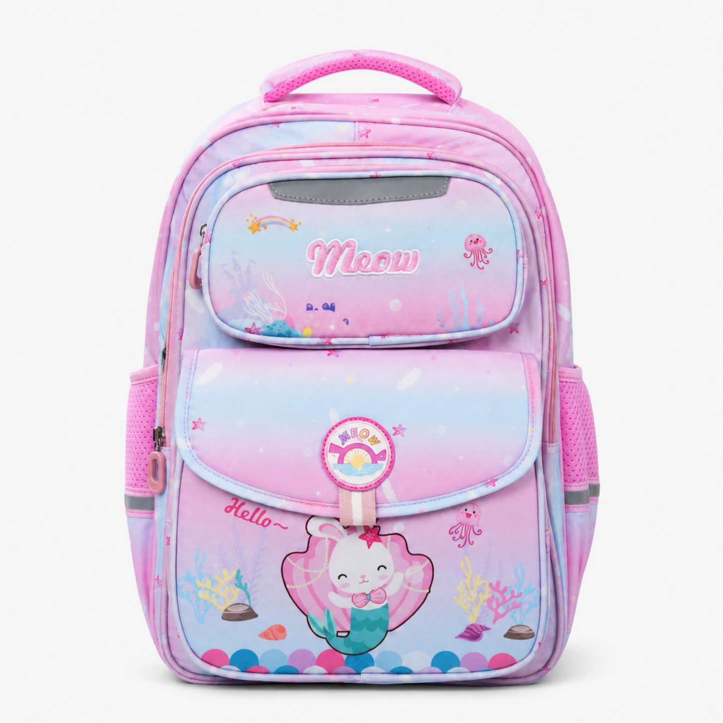 Premium Cat Theme School Backpack for Kids
