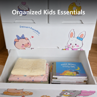 HOMX Kids PP Storage Cabinet with Lockable Drawers