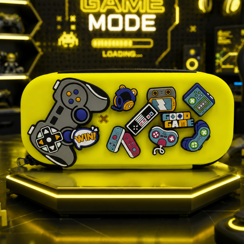 Premium DIY Gaming Theme Pencil Box with Removable Toy Accessories