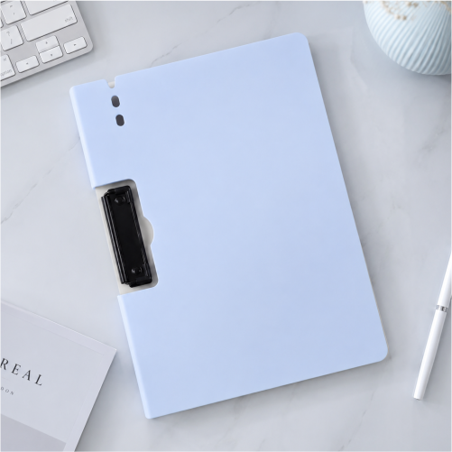 Slim A4 Carrying Document Folder with Secure Clip