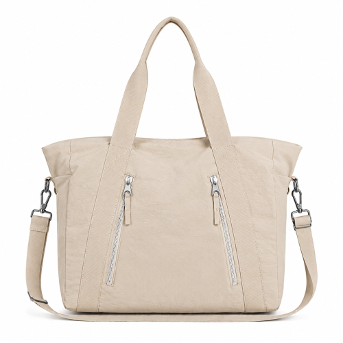 Premium Nylon Tote Handbag for Women with Shoulder Strap