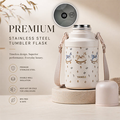 Cute YANIS Insulated Flask - 800ml