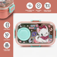 Cute Bento Lunch Box – 2 Compartment – 780ml