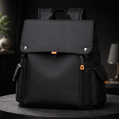Premium Waterproof Vegan Leather Laptop Backpack