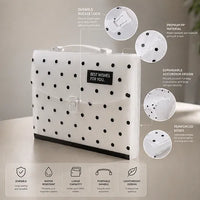 Transparent Waterproof Zip File Organizer Pouch for Documents