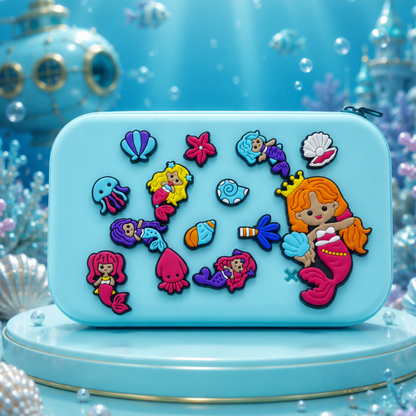 Unique DIY Mermaid Pencil Box with Removable Toys for Kids