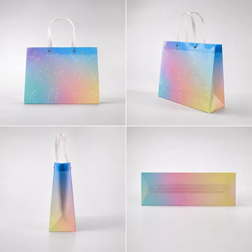 Pastel Tie Dye Gift Bags with Tags & Carry Handles