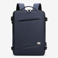 Trendy Waterproof Laptop Backpack with USB & Anti-Theft Design