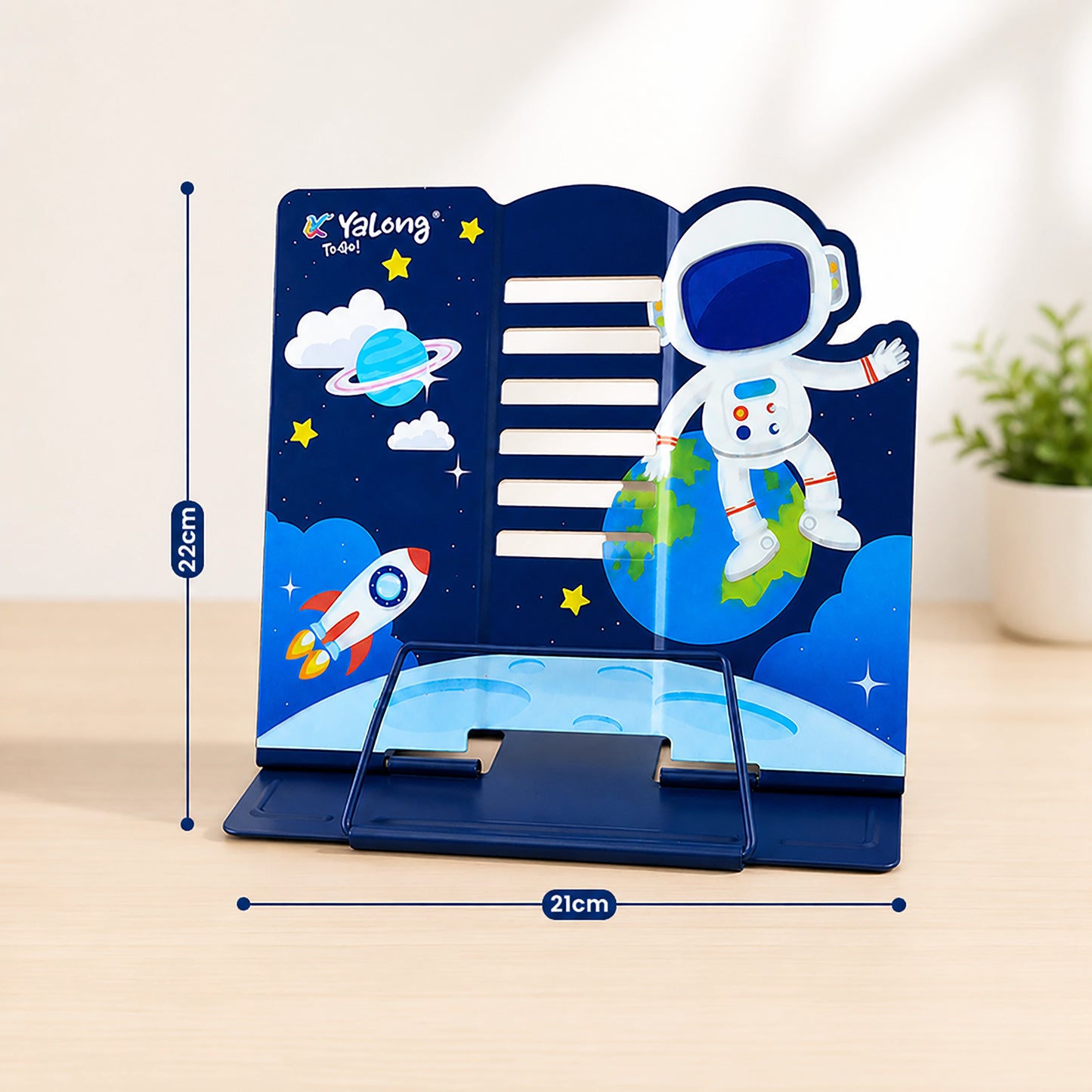 Yalong Kids Adjustable Book Holder Stand for Study Table