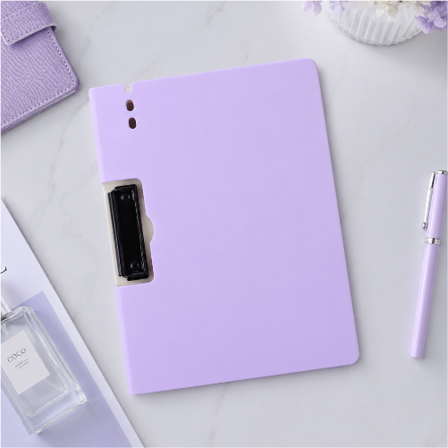 Slim A4 Carrying Document Folder with Secure Clip