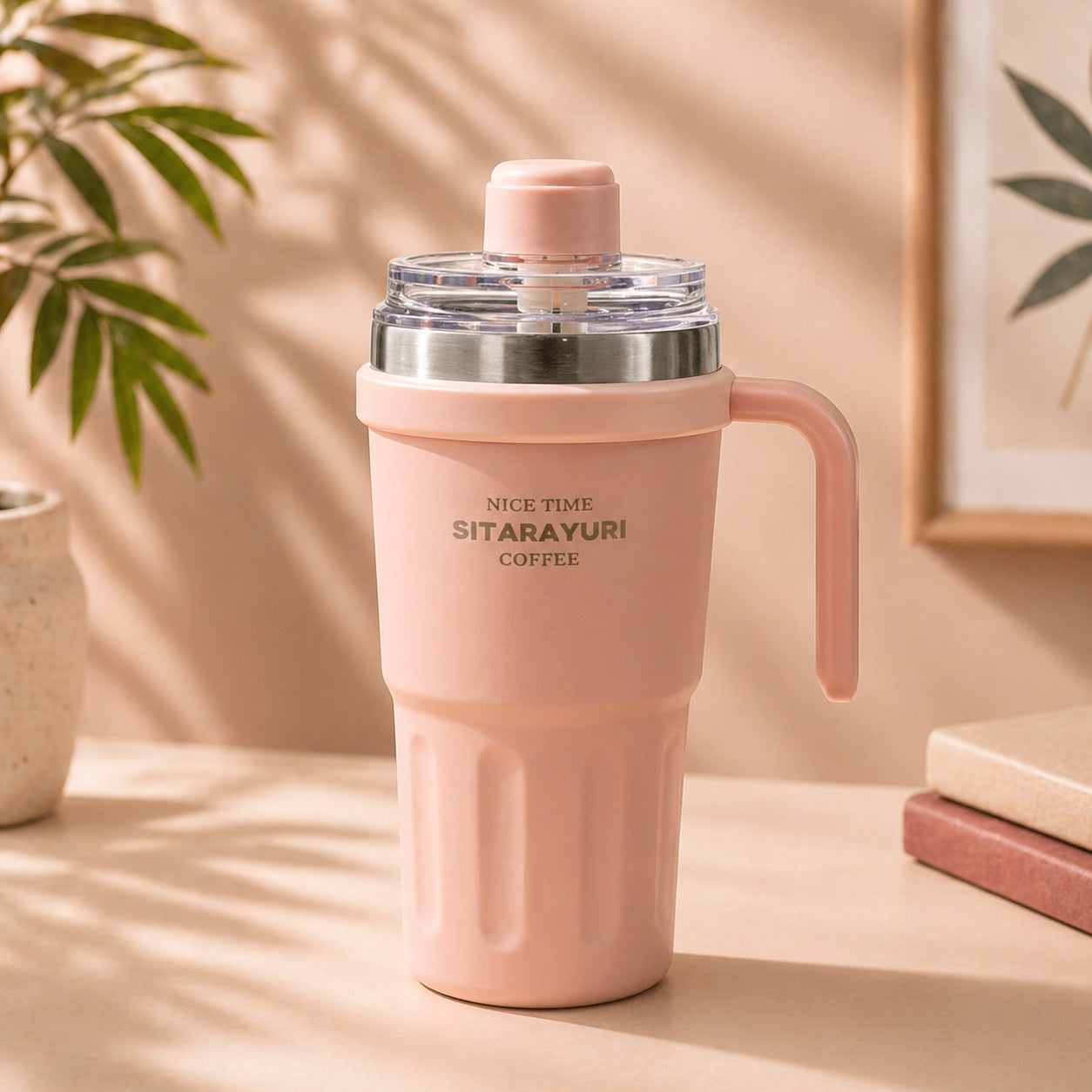 SITARAYURI Premium Insulated Stainless Steel Tumbler- 600ml