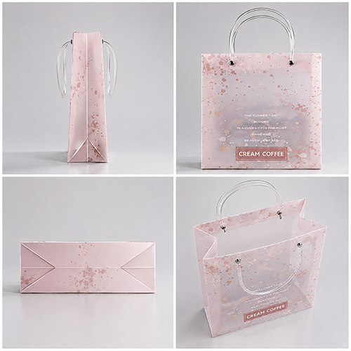 Luxury Floral Waterproof Gift Carry Bags for Gifting