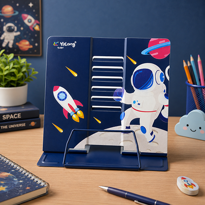 Yalong Kids Adjustable Book Stand for Reading Desk/Study Table