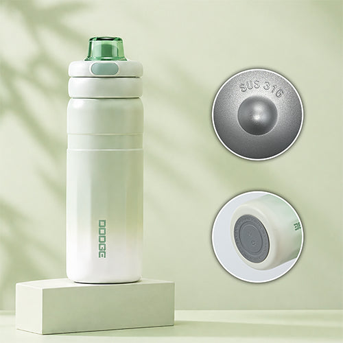 DODGE Premium Stainless Steel Insulated Sipper Water Bottle - 560ml