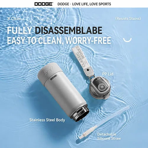 Dodge Aesthetic Premium Insulated Steel Water Bottle - 600ml
