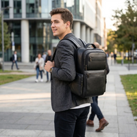Smart Laptop Backpack with USB & 180° Opening Design