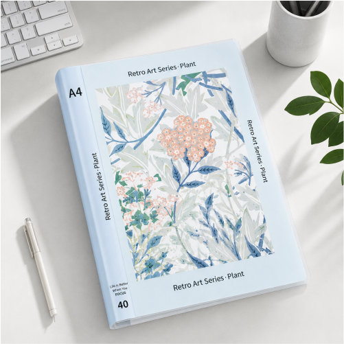 Transparent Art Portfolio Folder for Artwork & Documents